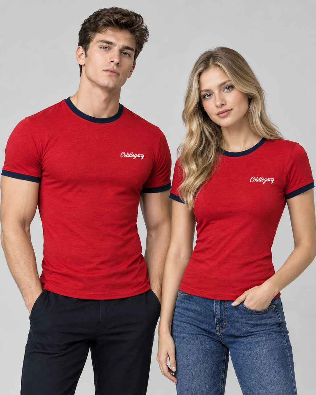 Coldlegacy Ringer Tee - Red