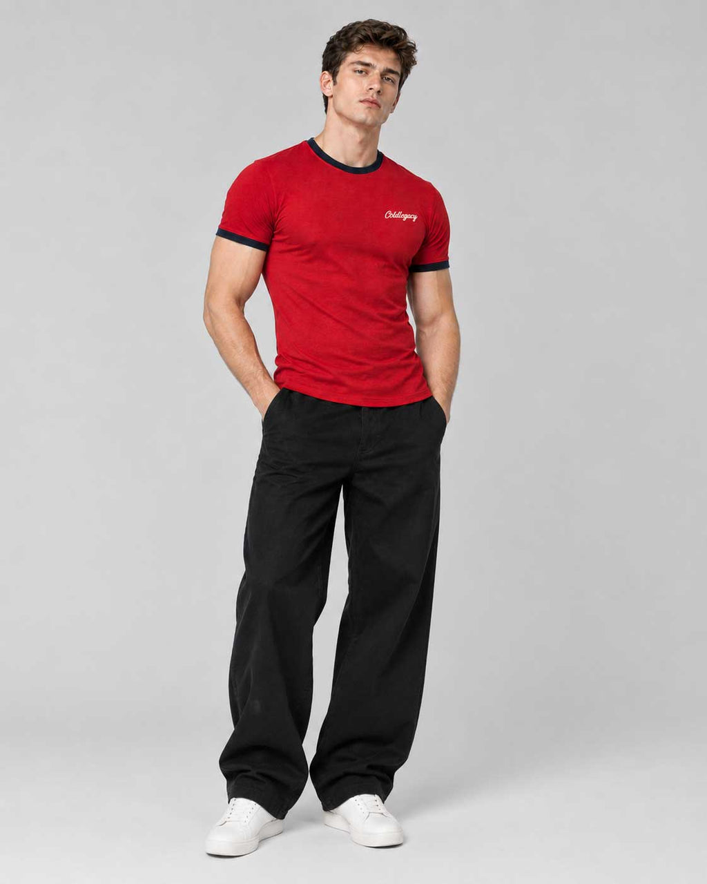 Coldlegacy Ringer Tee - Red