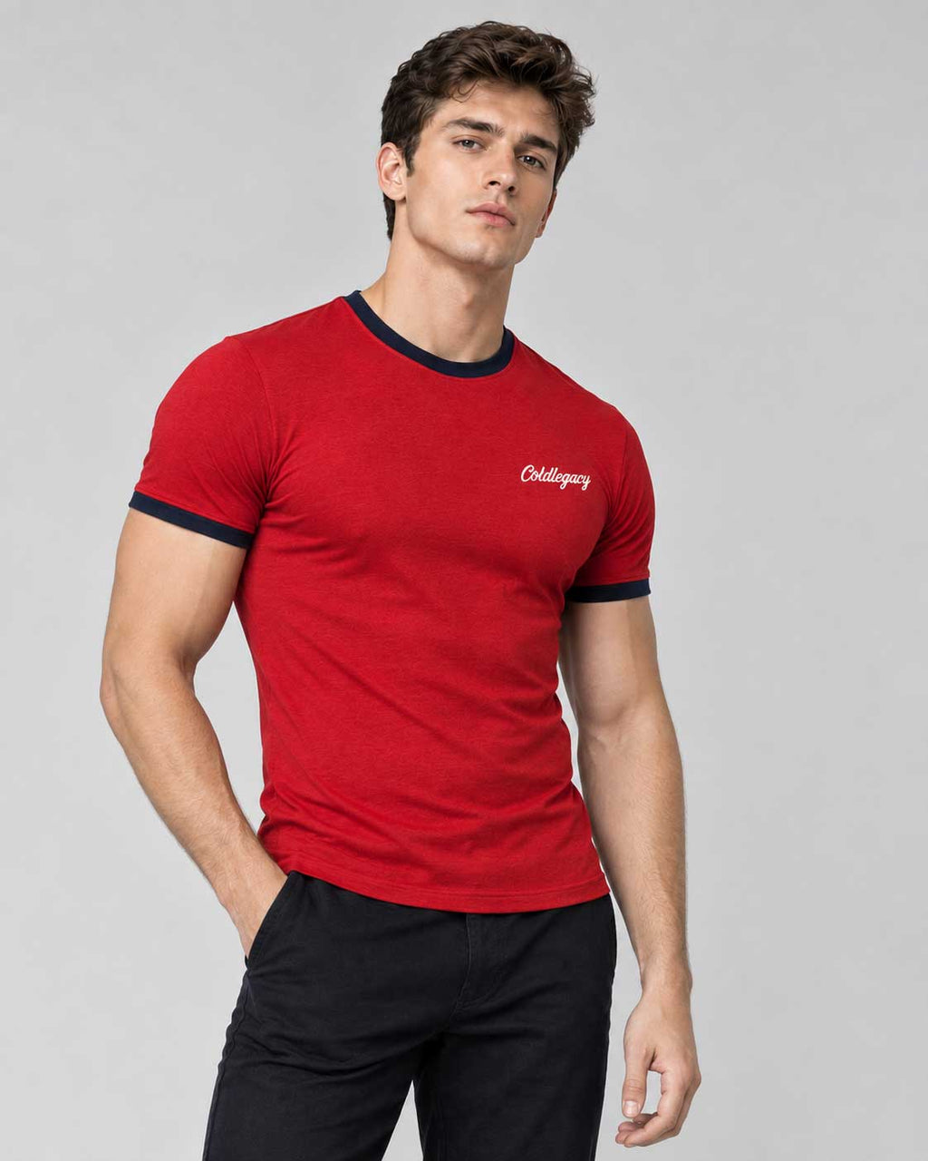 Coldlegacy Ringer Tee - Red