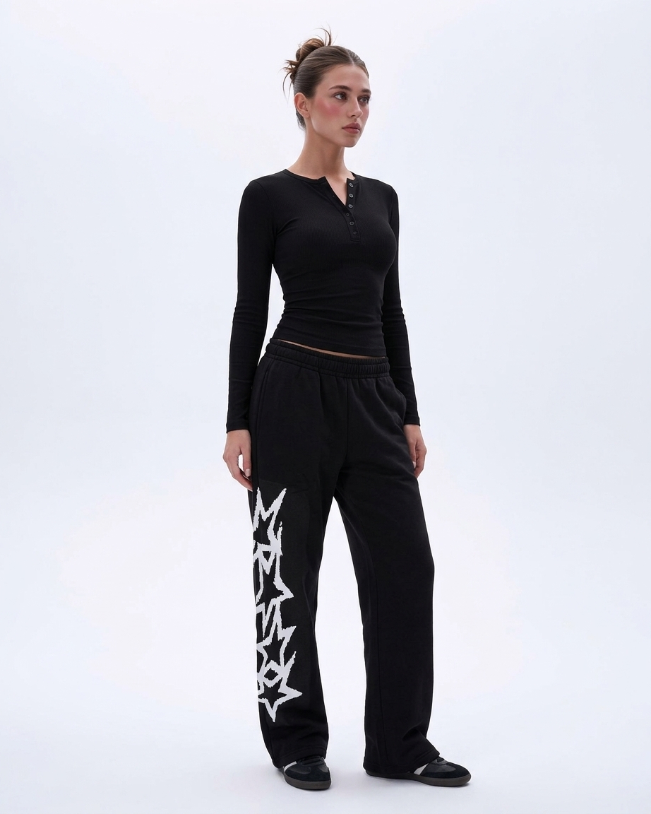 Coldlegacy Star Trousers - Black