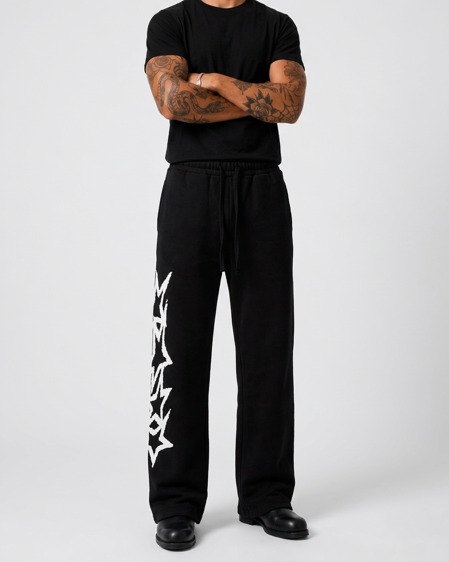 Coldlegacy Star Trousers - Black