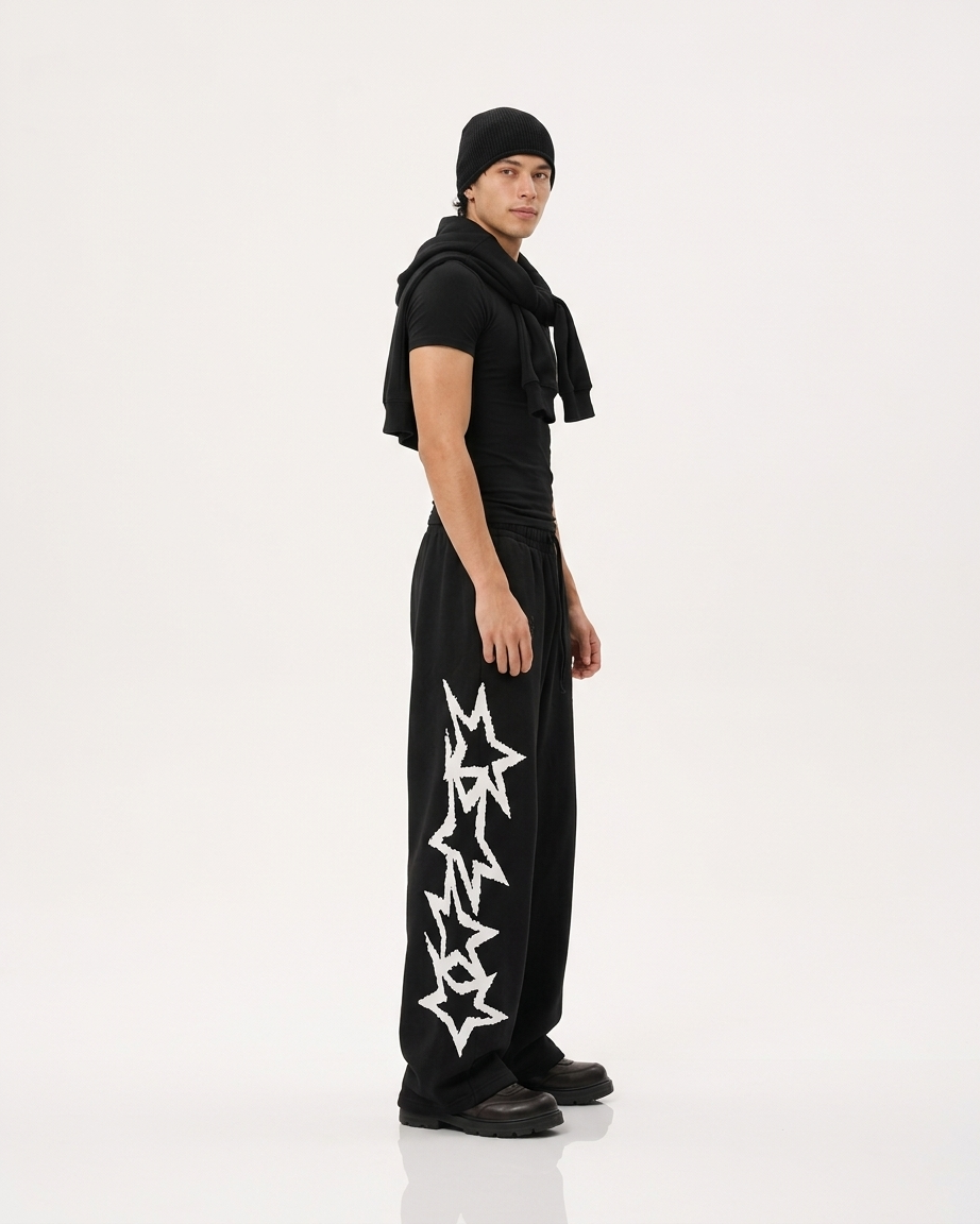 Coldlegacy Star Trousers - Black